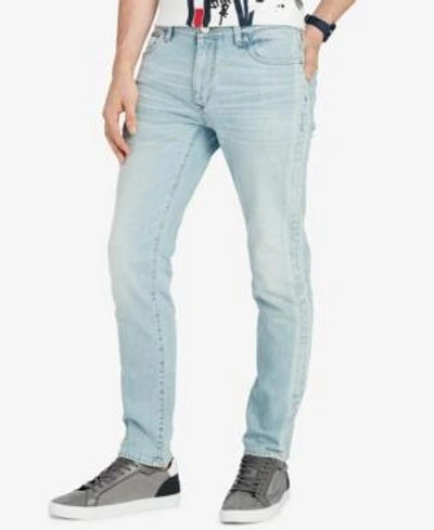 Shop Tommy Hilfiger Men's Slim-fit Jordan Jeans, Created For Macy's In Light Wash