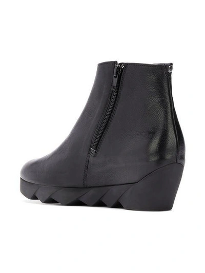 Shop Hogl Wedge Ankle Boots In Black