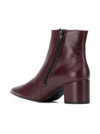 HOGL POINTED ANKLE BOOTS - 粉色
