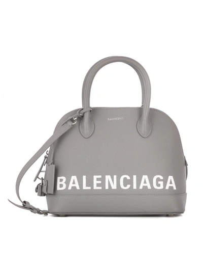 Shop Balenciaga Small Ville Aj Tote In Grey