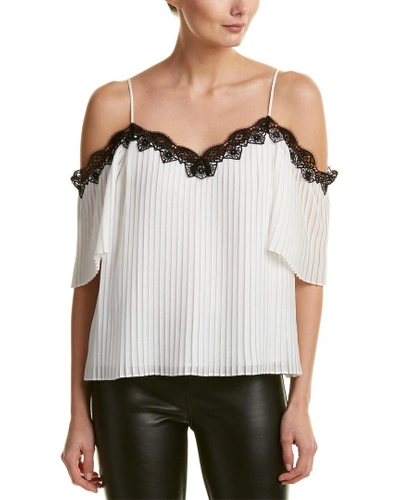 Shop Alice And Olivia Fefe Top In White