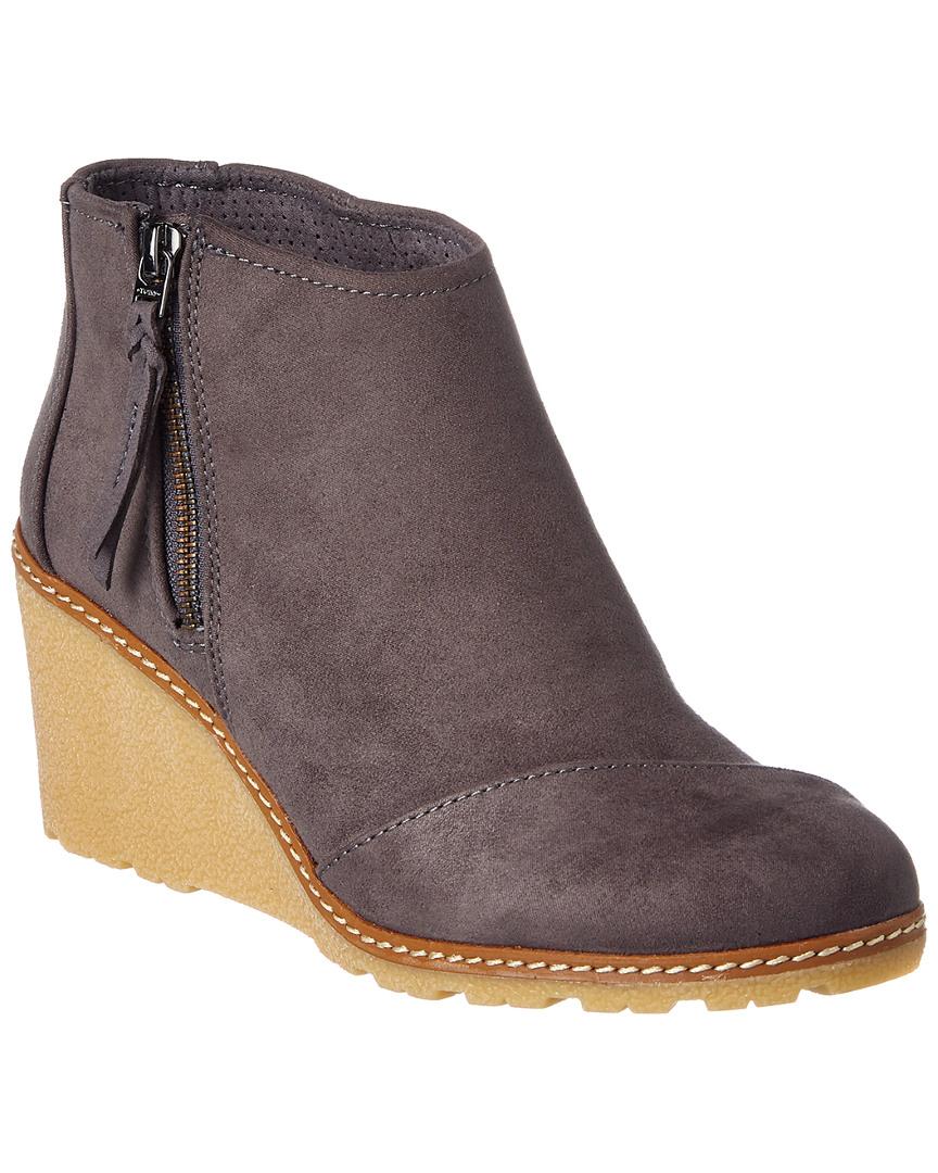 toms avery wedge bootie