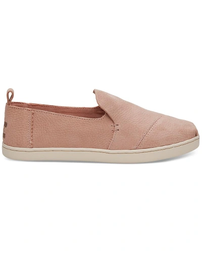 Shop Toms Deconstructed Alpargata Suede Slip In Nocolor