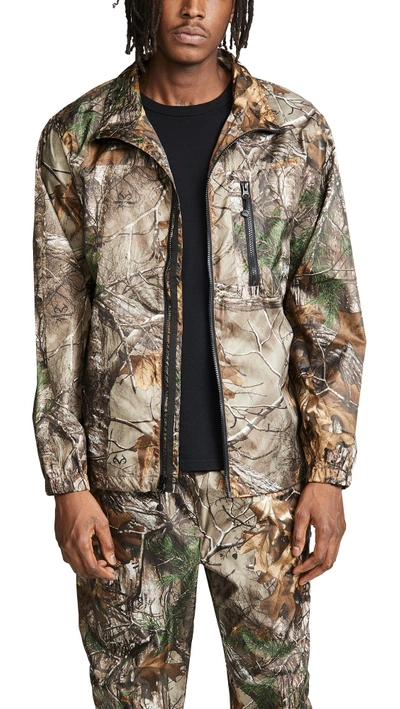Shop Stussy Real Tree Jacket In Real Tree Camo