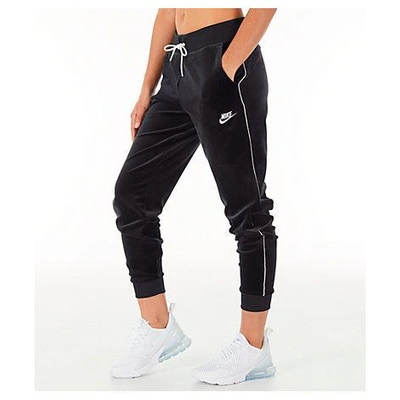 Shop Nike Women's Sportswear Velour Jogger Pants, Black