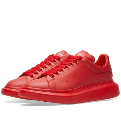 Alexander Mcqueen Wedge Sole Sneaker In Red | ModeSens