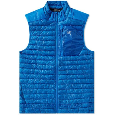 Shop Arc'teryx Cerium Sl Down Vest In Blue