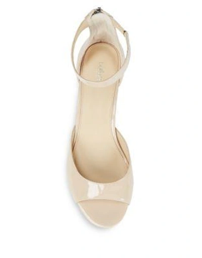 Shop Botkier Pilar Patent Leather Ankle-strap Sandals In Silver