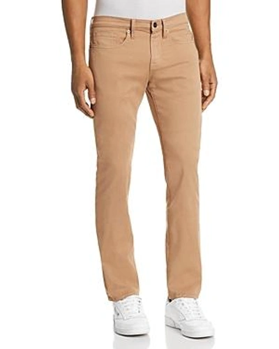 Shop Frame L'homme Slim Fit Chinos In Sand Stone