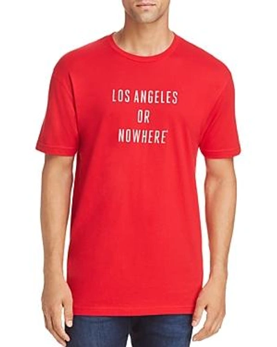 Shop Knowlita La Or Nowhere Tee In Red/white