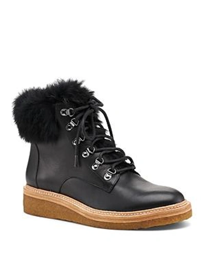 Shop Botkier Women's Winter Leather Lace Up Boots In Black
