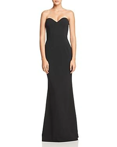 Shop Katie May Myra Strapless Sweetheart Gown - 100% Exclusive In Black