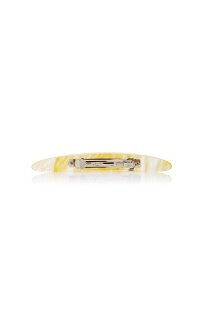 Shop Cult Gaia Large Barrette In Yellow