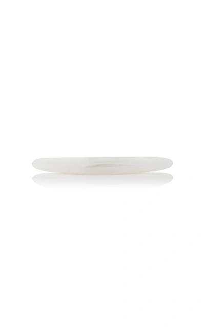 Shop Cult Gaia Set-of-two Marbled Acrylic Barrettes In White