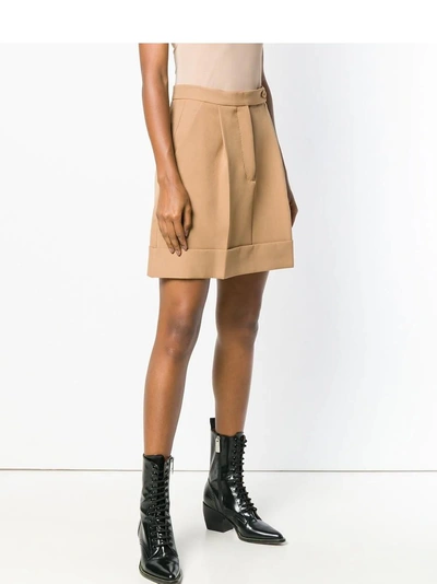 Shop Sara Battaglia Pleated Mini Skirt