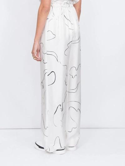 Shop The Row Abstract Print Trousers