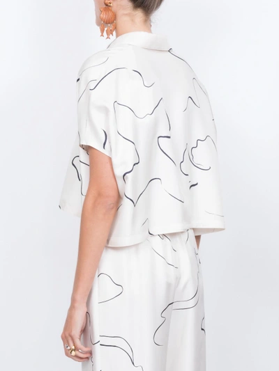Shop The Row Abstract Print Blouse