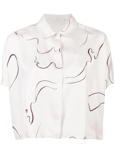 Shop The Row Abstract Print Blouse