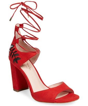 kate spade red sandals