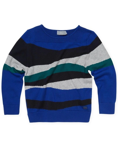 Shop Dior Striped Sweater In Nocolor