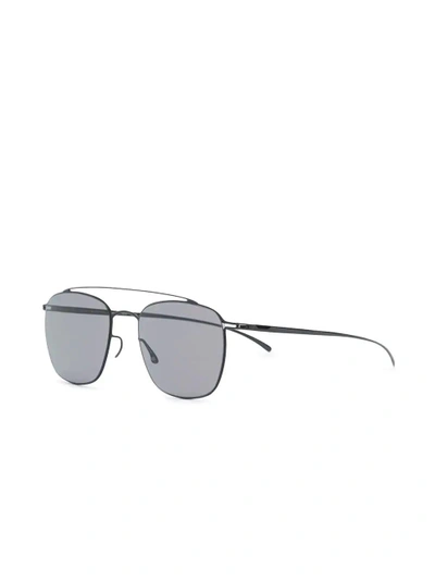 Shop Mykita Dark Aviator-style Sunglasses