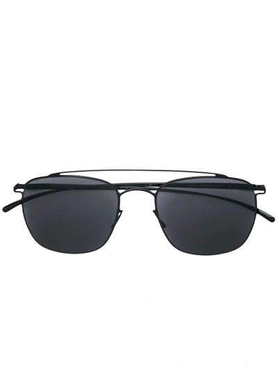 Shop Mykita Dark Aviator-style Sunglasses