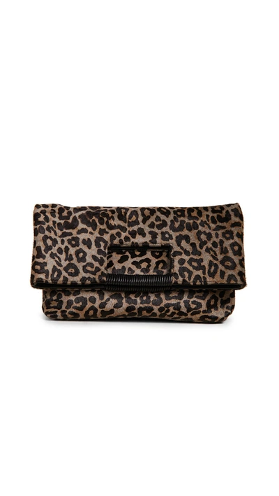 Shop Oliveve Reid Wrapped Handle Bag In Leopard