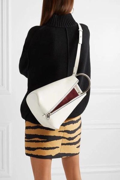 Shop Proenza Schouler Leather Backpack In White