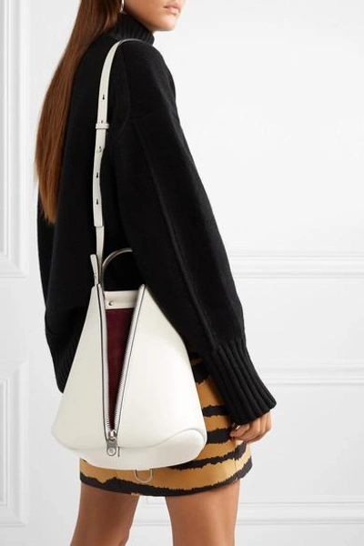 Shop Proenza Schouler Leather Backpack In White