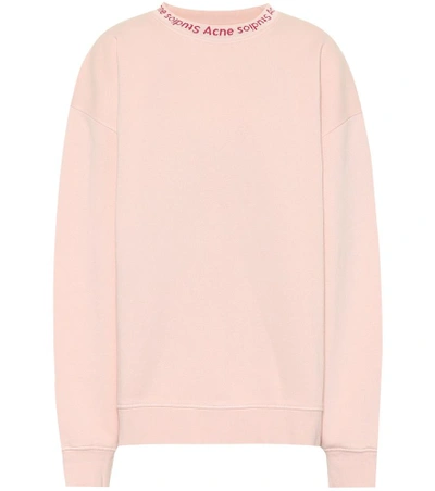 Shop Acne Studios Yana Cotton Sweatshirt In Pink