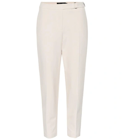 Shop Proenza Schouler Cropped Straight-leg Pants In White