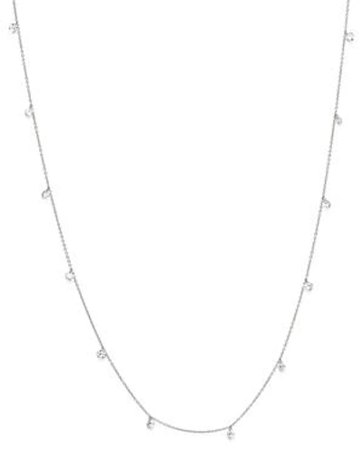 Shop Aerodiamonds 18k White Gold Orbit Diamond Dangle Necklace, 30