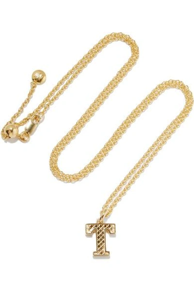 Shop Monica Vinader A-z Alphabet Letter Gold Vermeil Pendants