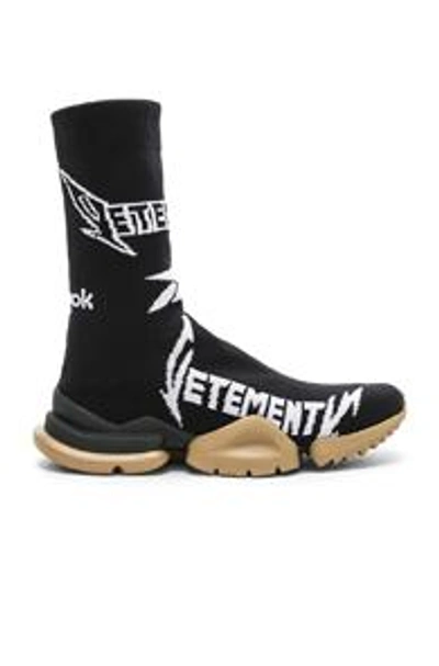 Shop Vetements X Reebok Metal Sock Boots