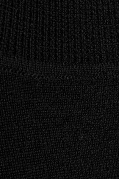 Shop Iris & Ink Ryan Wool Turtleneck Sweater In Black