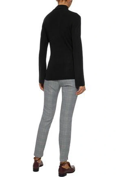 Shop Iris & Ink Ryan Wool Turtleneck Sweater In Black