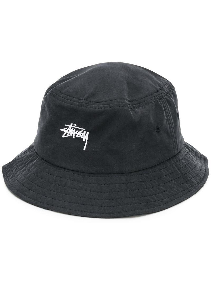 Stussy Stock Bucket Hat - Black | ModeSens