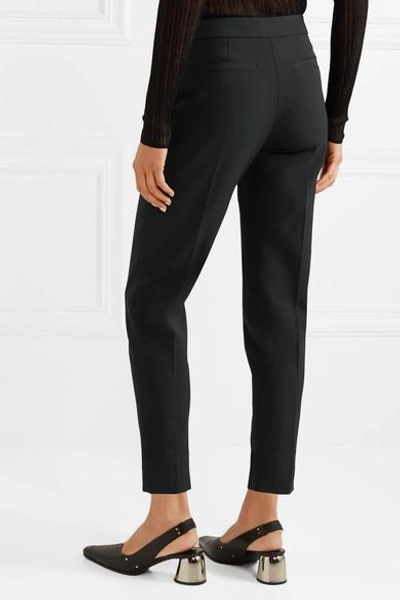 Shop Proenza Schouler Carrot Twill Tapered Pants In Black