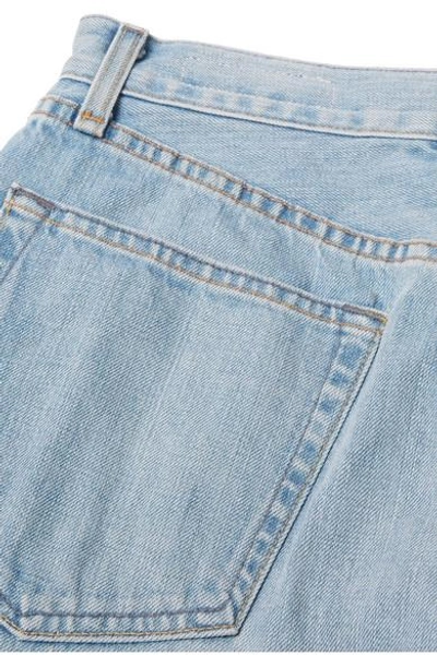 Shop Rag & Bone Haru High-rise Wide-leg Jeans In Light Denim