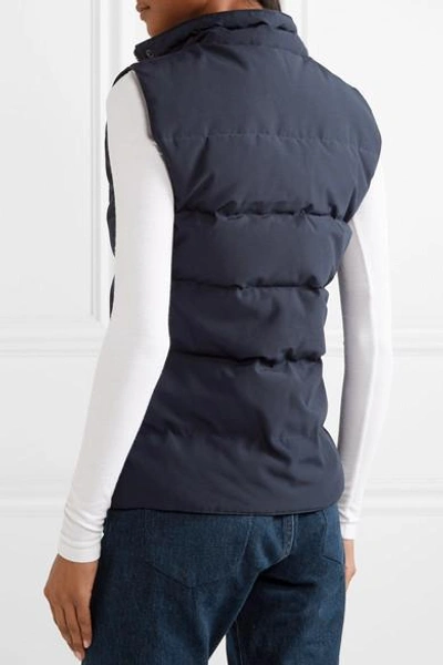 Shop Canada Goose Freestyle Quilted Shell Down Vest In Navy