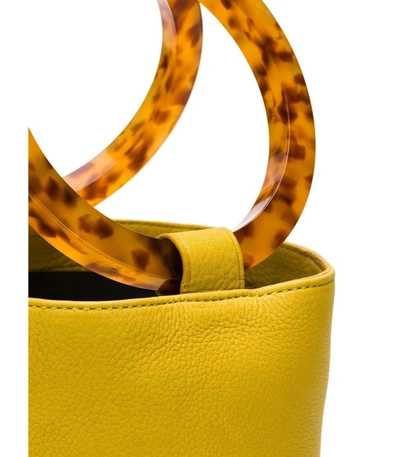Shop Simon Miller Yellow Bonsai 20cm Bucket Bag