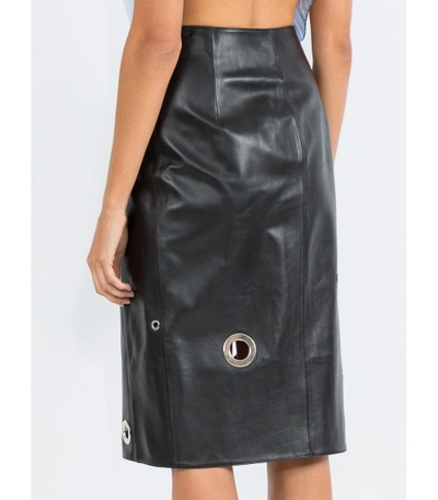 Shop Altuzarra Black Rivet Wrap Skirt