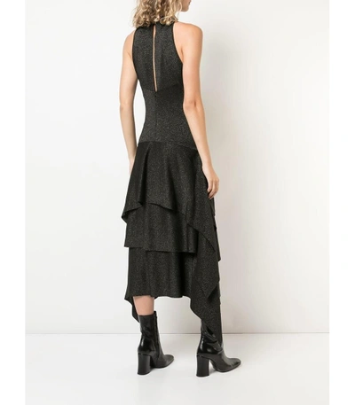 Shop Proenza Schouler Black Halter Midi Dress