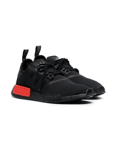 Shop Adidas Originals Black And Red Nmd R1 Sneakers