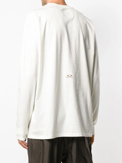 Shop Oakley By Samuel Ross Signature Long Sleeve Top - White