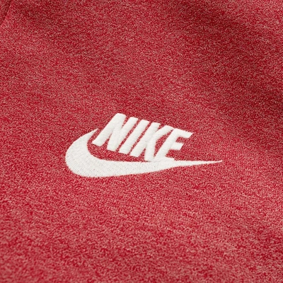 Shop Nike Heritage Zip Hoody In Red