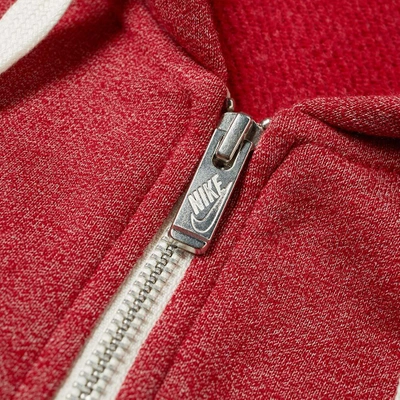 Shop Nike Heritage Zip Hoody In Red