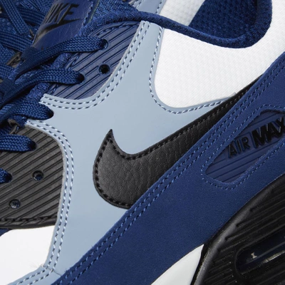 Shop Nike Air Max 90 Leather In Blue