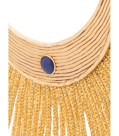 Shop Aurelie Bidermann Gold Fringe Earrings