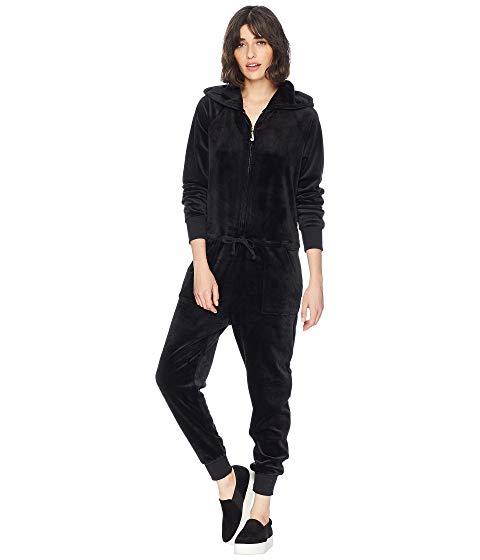 long sleeve velour jumpsuit